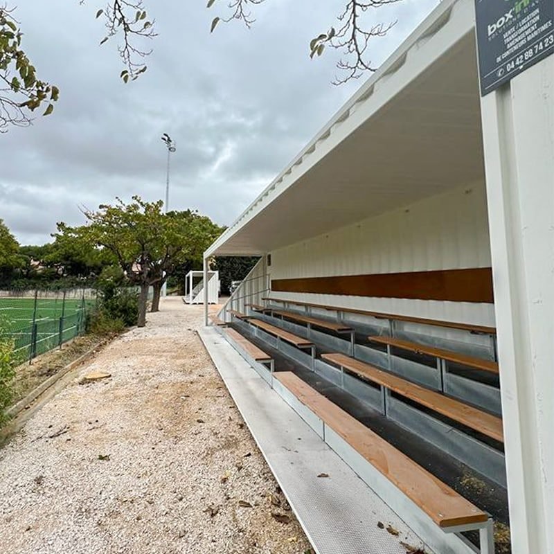 location de conteneurs gradins